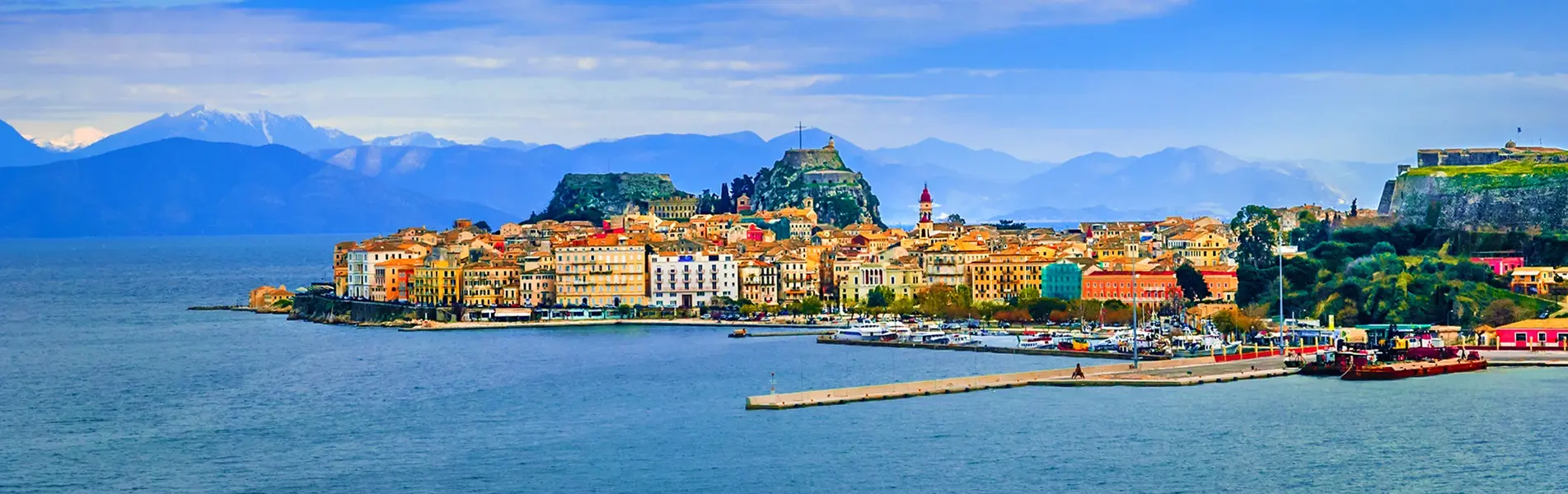 Corfu Town holiday destination